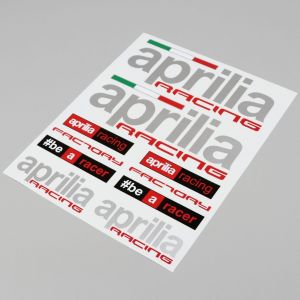 Stickers Aprilia Racing 24x20 cm (planche)