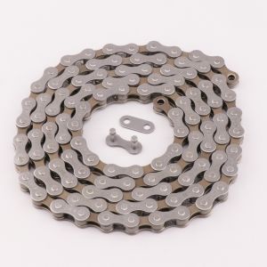 Cha&icirc;ne v&eacute;lo 1 vitesse 112 maillons M-Wave Singlespeed grise