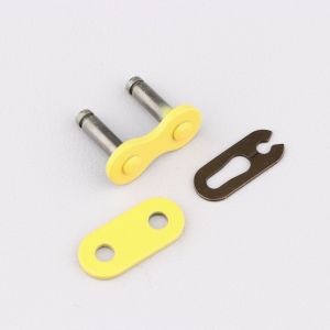 Attache rapide de cha&icirc;ne 420 renforc&eacute;e KMC jaune