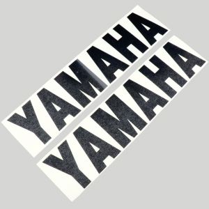 Stickers Yamaha 32x7.5 cm noirs