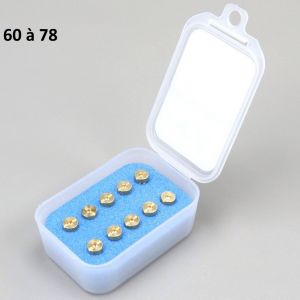 Gicleurs 60 &agrave; 78 &Oslash;6 mm carburateur PHVA, PHBN Polini (kit de r&eacute;glage)