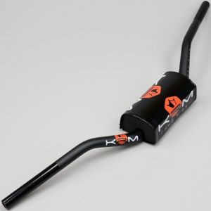 Guidon &Oslash;28 mm KRM Pro Ride noir et orange avec mousse
