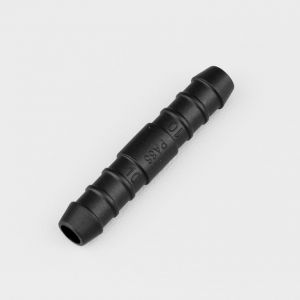 Raccord de durites droit &Oslash;10 mm Flexeo noir