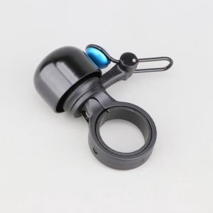 Sonnette de v&eacute;lo, trottinette Contec Diamond Bing noire et bleue