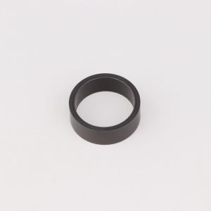 Entretoise de r&eacute;glage de train avant alu pour fus&eacute;e &Oslash;25 mm &eacute;paisseur 10 mm karting Righetti Ridolfi noire