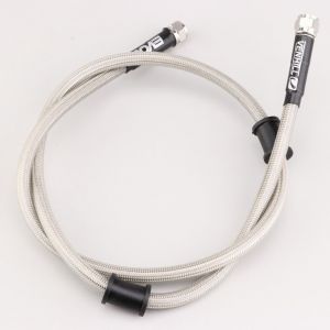 Durite de frein universelle 80 cm type aviation EvoK grise