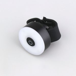 Éclairage arrière rond rechargeable à leds vélo Sterna Ø40 mm