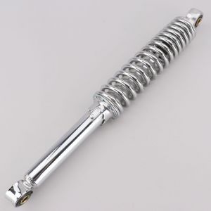 Amortisseur arri&egrave;re r&eacute;glable adaptable 360 mm Peugeot 103, MBK 51... chrom&eacute;