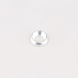 Rondelle frais&eacute;e alu pour fixation de si&egrave;ge karting &Oslash;8x22 mm grise (&agrave; l'unit&eacute;)