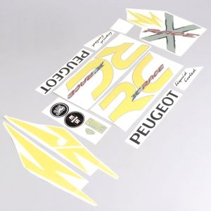 Kit déco Peugeot 103 RCX X Race gris et jaune