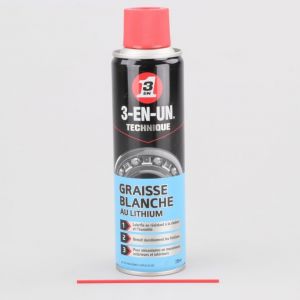 Graisse blanche multifonctions au lithium 3-EN-UN 250ml
