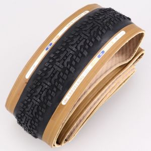 Pneu v&eacute;lo 700x35C (35-622) Panaracer Gravelking X1 TLR flancs beiges &agrave; tringles souples