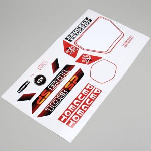 Kit déco Peugeot 103 SP2 rouge et blanc