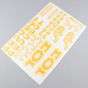 Kit déco Peugeot 103 SP jaune or V1