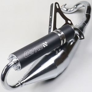 Pot d'&eacute;chappement TNT Motor Strada, Keeway, Cpi 50 2T... Tecnigas Q-TRE chrom&eacute;