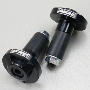 Embouts de guidon &Oslash;22 mm Yasuni Pro Race noirs