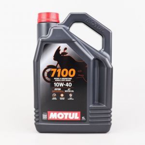 Huile moteur 4T 10W40 Motul 7100 100% synth&egrave;se 4L