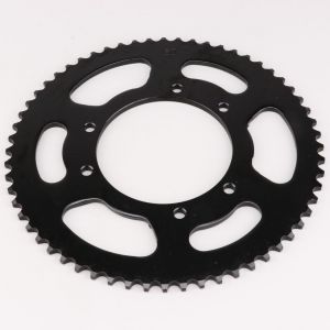 Couronne 60 dents acier 420 Derbi, Rieju, Yamaha, Peugeot... Fifty noire