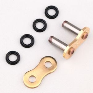 Attache rapide de chaîne 520 Afam (joints toriques) à riveter or