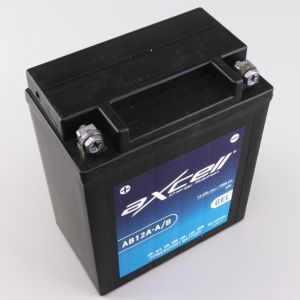 Batterie Axcell AB12A-A/B 12V 12.6Ah gel Peugeot Vivacity, Geopolis...