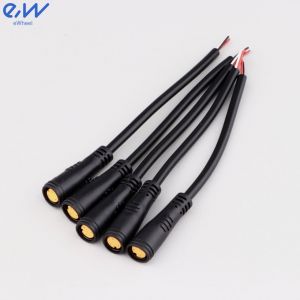 Connecteurs &eacute;tanches 3 broches femelles eWheel (lot de 5)