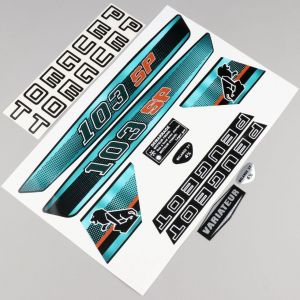 Kit déco Peugeot 103 SP bleu turquoise