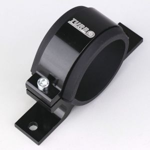 Support aluminium pour pompe type Bosch 044 kartcross, autocross Ø60 mm Turbo Works noir