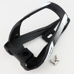 Porte-bidon plastique v&eacute;lo Polisport Pro Evo noir et blanc