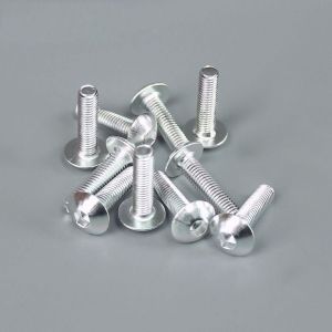 Vis 5x20 mm tuning grises argent (lot de 10)