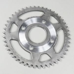 Couronne 47 dents acier 420 Yamaha TZR, MBK Xpower grise