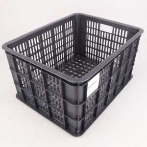 Panier vélo Basil L 40L noir (fixation MIK)