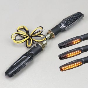 Clignotants à défilement à leds carbone