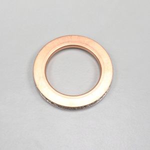 Joint de pot d'&eacute;chappement 22,5x33x3 mm MBK Nitro, Ovetto, Yamaha Aerox et Neo's 50 4T V2