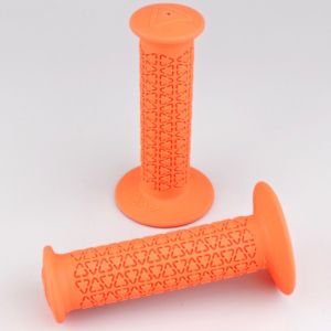 Poignées vélo BMX A'ME Round oranges fluo