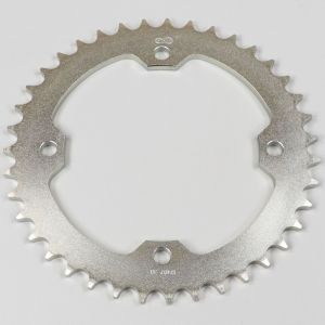 Couronne 39 dents acier 520 Yamaha YFZ 450 R, YFM Raptor 250... Afam grise