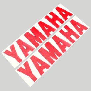 Stickers Yamaha 32x7.5 cm rouges