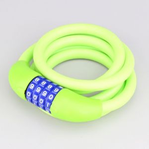 Antivol spirale à combinaison Leoshi vert Ø12 mm x 150 cm
