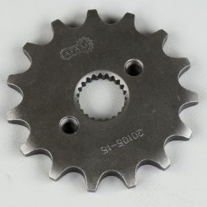 Pignon sortie de boîte 15 dents 420 Honda CR 80, 85 R, RX 70 R, CRF 50 F... Afam