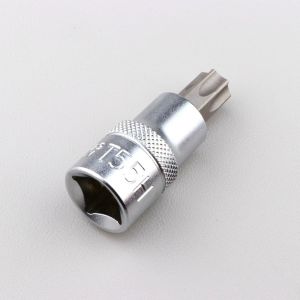 Douille à embout T55 Torx percé 1/2" BGS