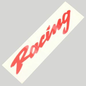 Sticker Racing 14x3.5 cm rouge