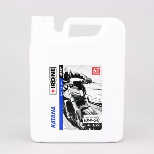 Huile moteur 4T 10W50 Ipone Sport Katana 100% synth&egrave;se 4L