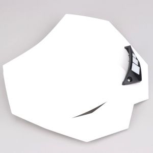 Plaque avant Allpro Cross Wink blanche (avec leds de passe-câble)