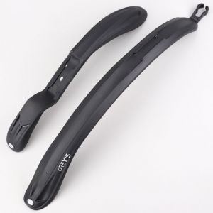 Garde boues avant, arrière vélo 26" à 28" Grey's Pike Bolt noirs (avec tringle) V2