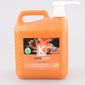 Savon d'atelier microbilles Orange Karzhan 3.78L (avec pompe)