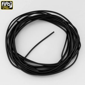 Fil électrique 1.5 mm universel Fifty noir (5 mètres)