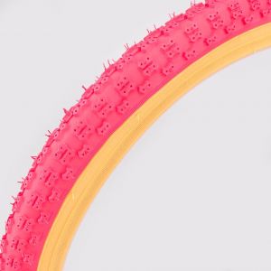 Pneu vélo 20x1.75 (47-406) Kenda K50 rouge flancs beiges