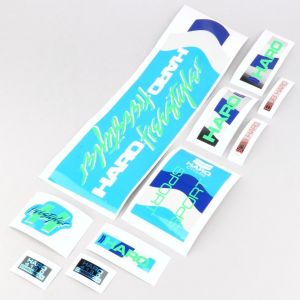 Kit déco vélo BMX Haro Freestyler Sport 1986 bleu