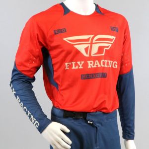 Maillot Fly Evolution DST rouge et gris