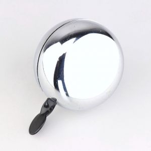 Sonnette de v&eacute;lo, trottinette Dunlop &Oslash;80 mm chrom&eacute;e