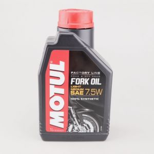 Huile de fourche Motul Fork Oil Factory Line Light Medium 7.5W 1L